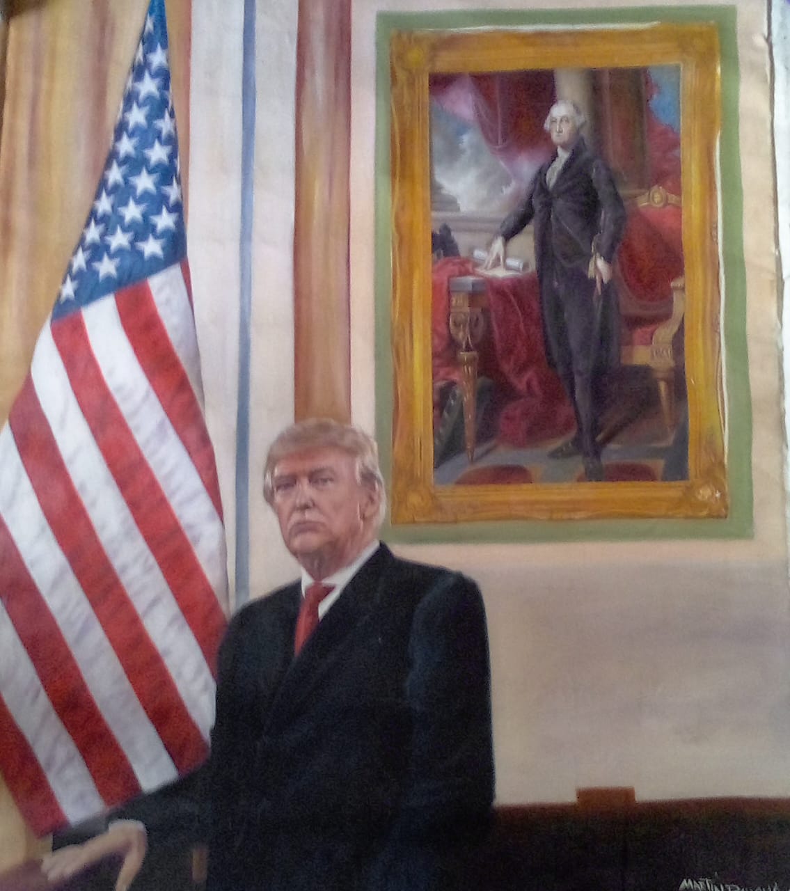 Pintura original del maestro Martín Bayona de propiedad de la GALLERY MB. EN MILWAUKEE 1921 W CENTER ST MILWAUKEE WI 53206-2114 MILWAUKEE-WISCONSIN EL PRECIO ES DE 500.000 MIL DOLARE.